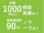年間500件以上相談実績あり
